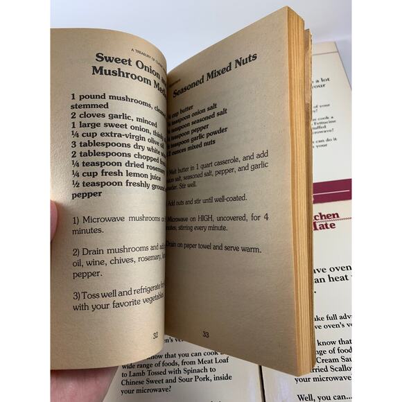 A Treasury Of Classic Microwave Recipes Vol 1-4 By Michelle A Preston 1992 - Picture 3 of 4